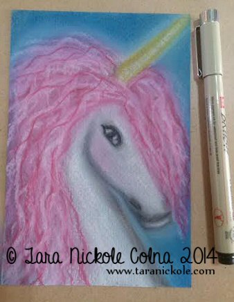 Pink Hair Unicorn by Tara N Colna